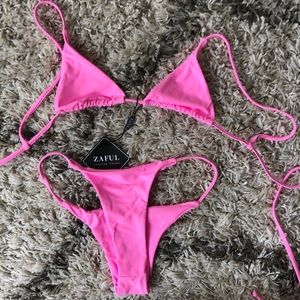 ZAFUL Strappy Bikini Set